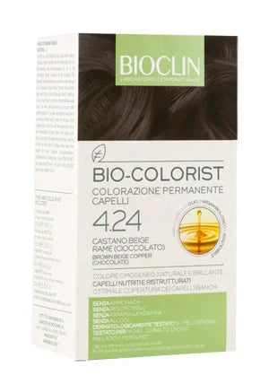 BIOCLIN BIO COLORIST 4,24 CASTANO BEIGE RAME CIOCCOLATO - Farmaspeed