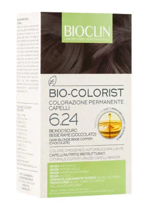 BIOCLIN BIO COLORIST 6,24 BIONDO SCURO BEIGE RAME - Farmaspeed