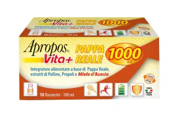 APROPOS VITA+ PAPPA REALE 1000MG 10 FLACONCINI DA 10 ML - Farmaspeed