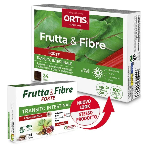 FRUTTA & FIBRE FORTE 24 CUBETTI - Farmaspeed