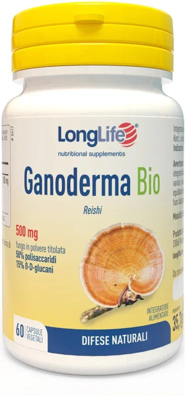 LONGLIFE GANODERMA BIO 60 CAPSULE - Farmaspeed