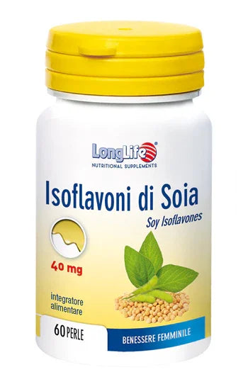 LONGLIFE ISOFLAVONI SOIA 60 PERLE - Farmaspeed