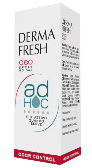 DERMAFRESH DEO SPRAY NO GAS AD HOC ODOR CONTROL DEODORANTE 100 ML - Farmaspeed