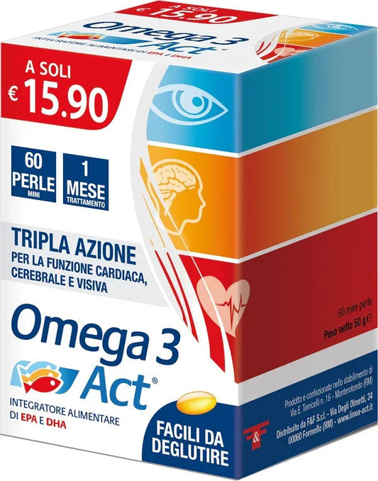OMEGA 3 ACT 540MG 60 PERLE MINI - Farmaspeed
