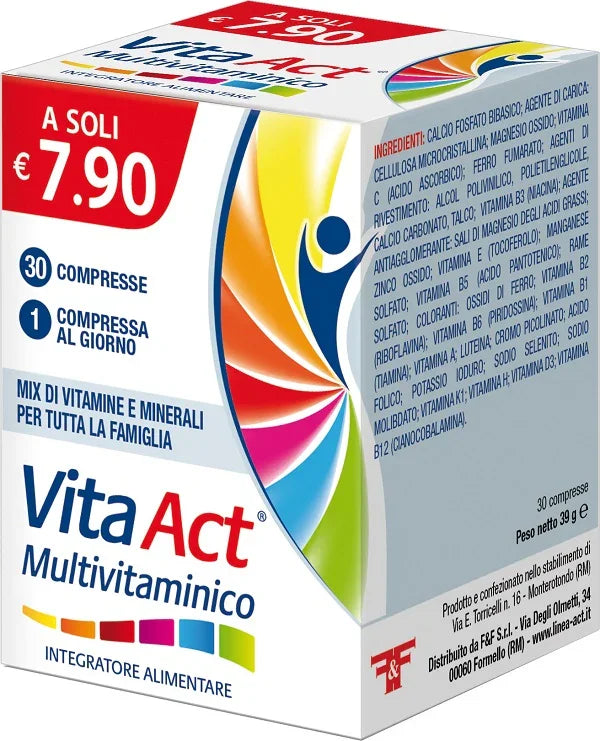 VITA ACT MULTIVITAMINICO 30 COMPRESSE - Farmaspeed