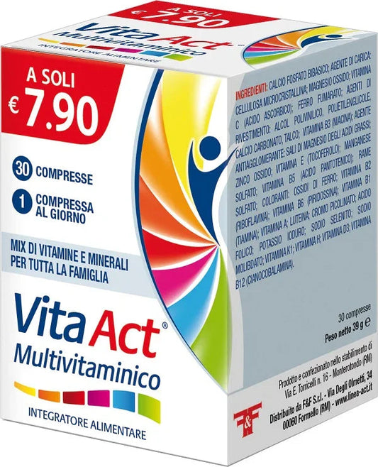 VITA ACT MULTIVITAMINICO 30 COMPRESSE - Farmaspeed