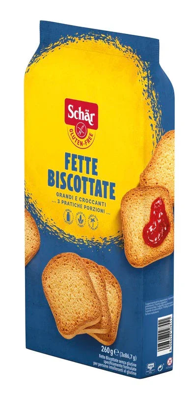 SCHAR FETTE BISCOTTATE 3 PORZIONI DA 86,7 G - Farmaspeed