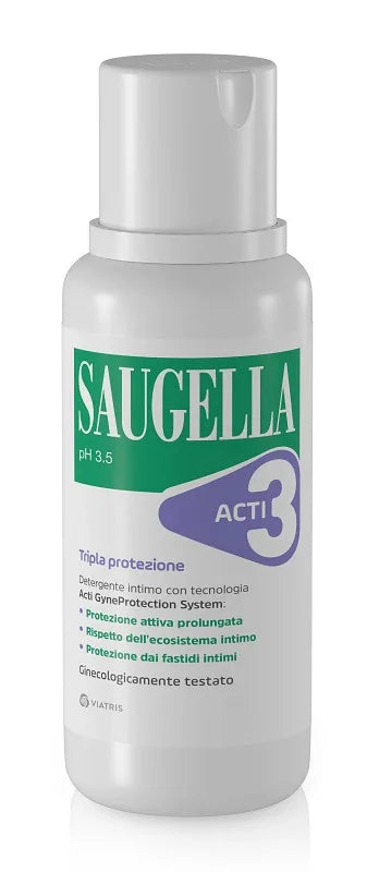 SAUGELLA ACTI3 DETERGENTE INTIMO 250 ML - Farmaspeed