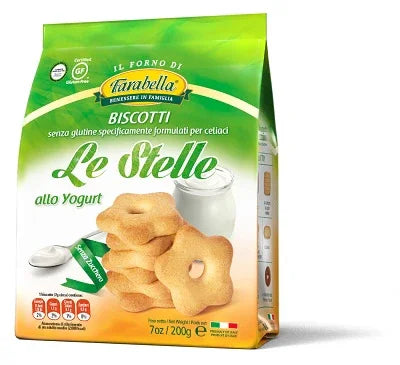 FARABELLA BISCOTTI LE STELLE YOGURT SENZA ZUCCHERO 200 G - Farmaspeed