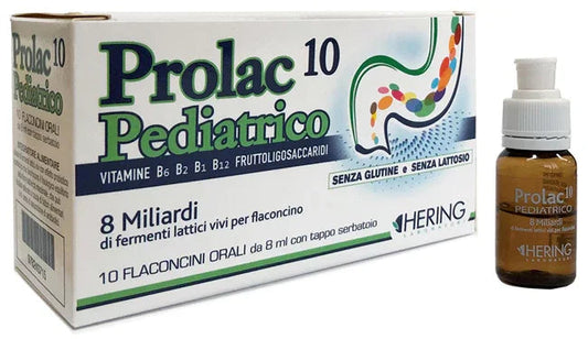 PROLAC10 PEDIATRICO FERMENTI LATTICI 10 FLACONCINI 8 ML - Farmaspeed