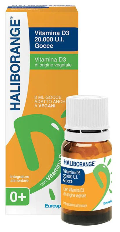 HALIBORANGE VITAMINA D3 20000 UI GOCCE 8 ML - Farmaspeed