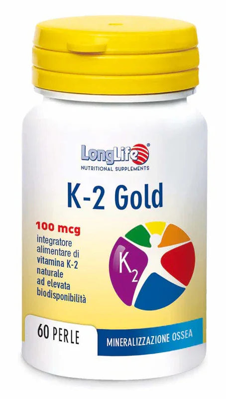 LONGLIFE K-2 GOLD 60 PERLE - Farmaspeed
