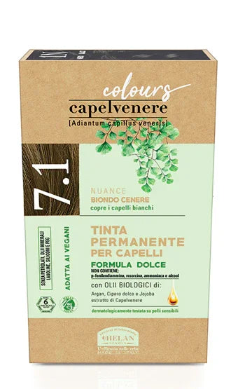 CAPELVENERE COLOURS TINTA CAPELLI 7,1N BIONDO CENERE - Farmaspeed