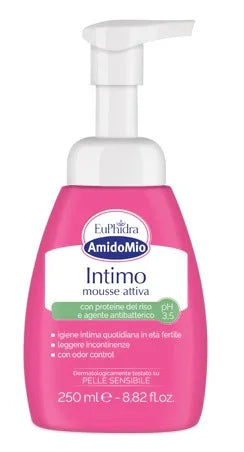 EUPHIDRA AMIDOMIO INTIMO MOUSSE ATTIVA PH 3,5 250 ML - Farmaspeed