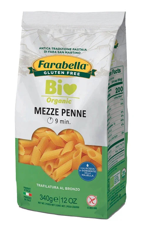 FARABELLA BIO MEZZE PENNE MAIS RISO 340 G - Farmaspeed