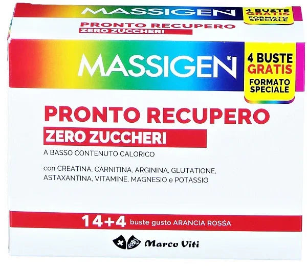 PRONTO RECUPERO ZERO ZUCCHERO 14 BUSTINE + 4 BUSTINE - Farmaspeed