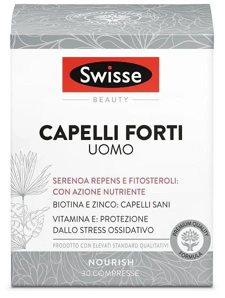 SWISSE CAPELLI FORTI UOMO 30 COMPRESSE - Farmaspeed