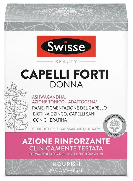 SWISSE CAPELLI FORTI DONNA 30 COMPRESSE - Farmaspeed