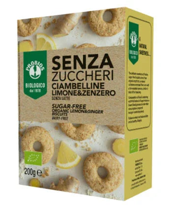 CIAMBELLINE LIMONE/ZENZERO SENZA ZUCCHERO 200 G - Farmaspeed