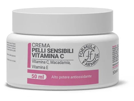 FORMULA CREMA VISO PELLI SENSIBILI VITAMINA C 50 ML SENZA CONSERVANTI - Farmaspeed