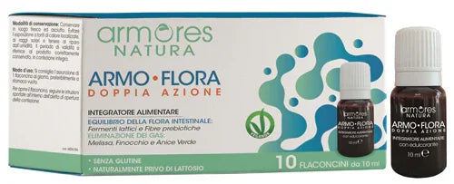 ARMORES ARMO FLORA DOPPIA AZIONE 10 FLACONCINI DA 10 ML - Farmaspeed