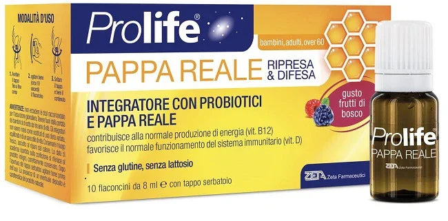 PROLIFE PAPPA REALE 10 FLACONI DA 8 ML - Farmaspeed