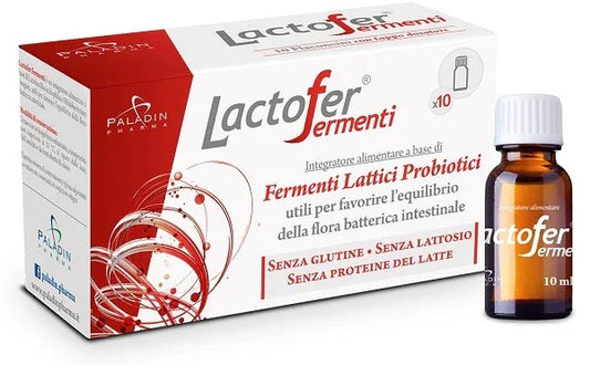 LACTOFER FERMENTI 10 FLACONCINI 10 ML - Farmaspeed