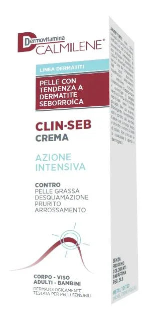 DERMOVITAMINA CALMILENE CLIN-SEB CREMA AZIONE INTENSIVA PER PELLE CON TENDENZA A DERMATITE SEBORROICA 50 ML - Farmaspeed