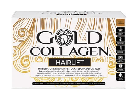 GOLD COLLAGEN HAIRLIFT 10 FLACONI DA 50 ML - Farmaspeed