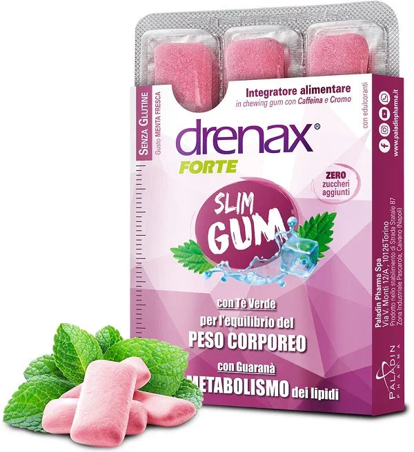 DRENAX SLIM DIMAGRANTE 9 GUM - Farmaspeed
