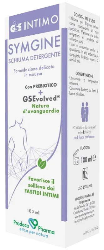 GSE INTIMO SYMGINE SCHIUMA DETERGENTE 100 ML - Farmaspeed