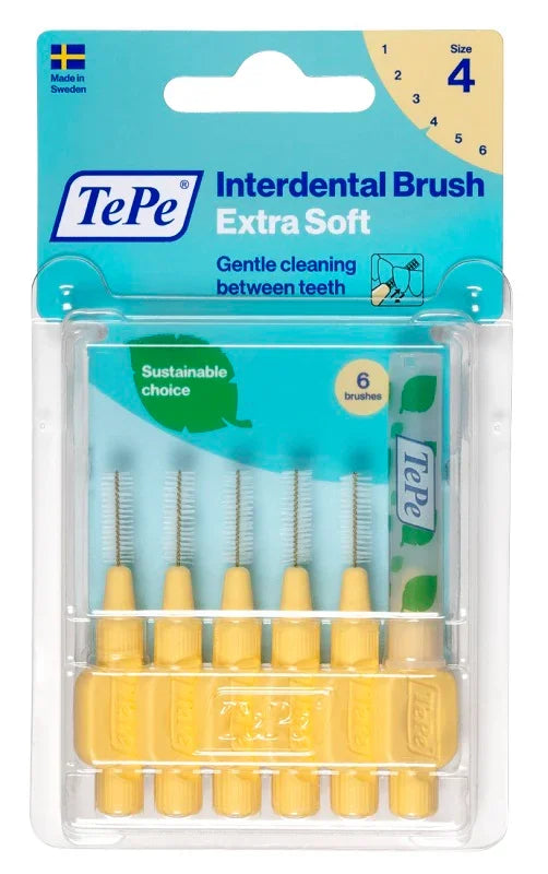 TEPE SCOVOLINO XSOFT GIALLO 0,7MM 6 PEZZI - Farmaspeed