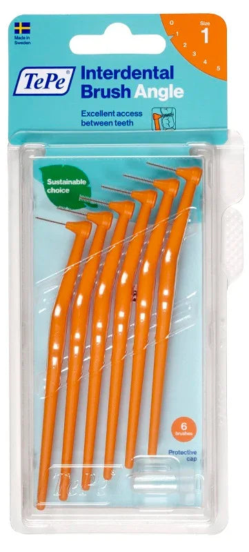 TEPE ANGLE SCOVOLINO ARANCIO 0,45MM 6 PEZZI - Farmaspeed