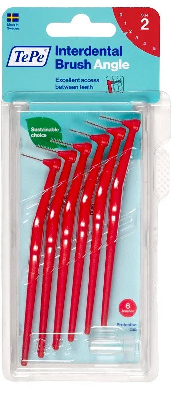 TEPE ANGLE SCOVOLINO ROSSO 0,5MM 6 PEZZI - Farmaspeed