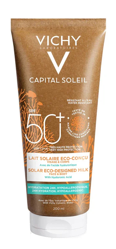 CAPITAL SOLEIL LATTE SOLARE ECO-SOSTENIBILE SPF50+ 200 ML - Farmaspeed
