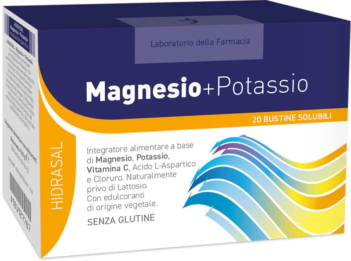 LABORATORIO DELLA FARMACIA MAGNESIO+POTASSIO 20 BUSTE DA 6,6 G LINEA HIDRASAL - Farmaspeed