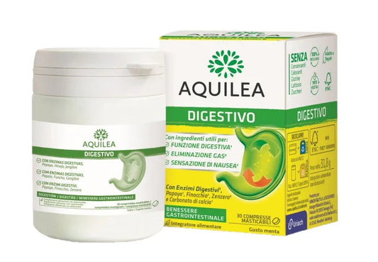 AQUILEA DIGESTIVO 30 COMPRESSE MASTICABILI - Farmaspeed