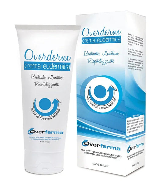 OVERDERM CREMA EUDERMICA IDRATANTE LENITIVA PER ADULTI E BAMBINI 75 ML - Farmaspeed