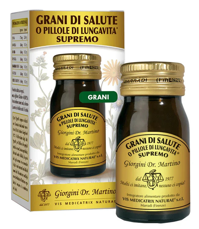 GRANI DI SALUTE O PILLOLE DI LUNGAVITA SUPREMO 30 G - Farmaspeed
