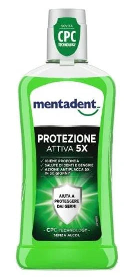 MENTADENT COLLUTORIO PROTEZIONE ATTIVA 400 ML - Farmaspeed