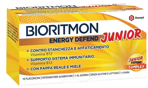 BIORITMON ENERGY DEFEND JUNIOR 10 FLACONCINI 10 ML - Farmaspeed