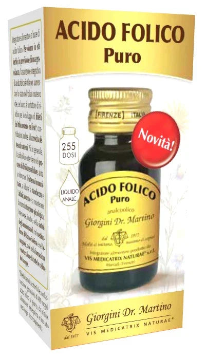 ACIDO FOLICO PURO LIQUIDO ANALCOLICO 30 ML - Farmaspeed