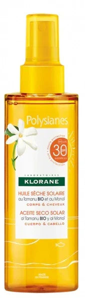 KLORANE OLIO SECCO SOLARE SPF 30 CORPO/CAPELLI 200 ML - Farmaspeed