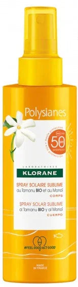 KLORANE SPRAY SOLARE SUBLIME SPF 50 CORPO 200 ML - Farmaspeed