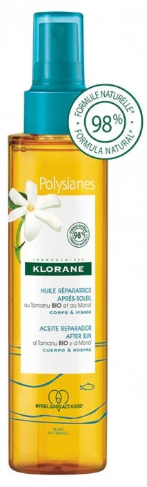 KLORANE OLIO RISTRUTTURANTE DOPOSOLE AL TAMANU E MONOI 150 ML - Farmaspeed