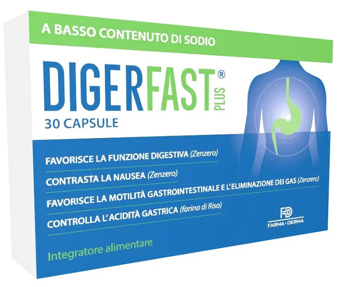 DIGERFAST PLUS 30 CAPSULE - Farmaspeed