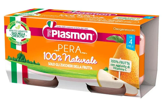 PLASMON OMOGENEIZZATO PERA 2 X 80 G - Farmaspeed
