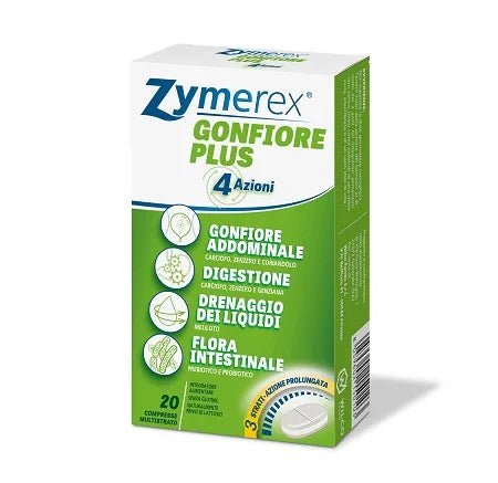 ZYMEREX GONFIORE PLUS 20 COMPRESSE - Farmaspeed