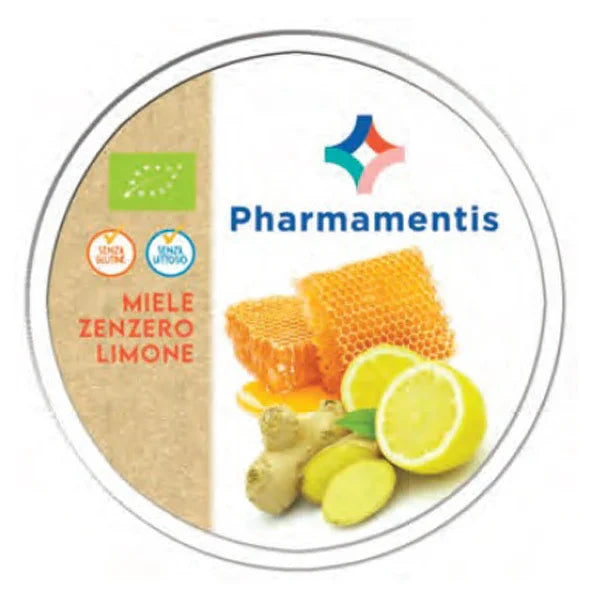 PHARMAMENTIS CARAMELLE BIO MIELE-ZENZERO-LIMONE 50 G - Farmaspeed