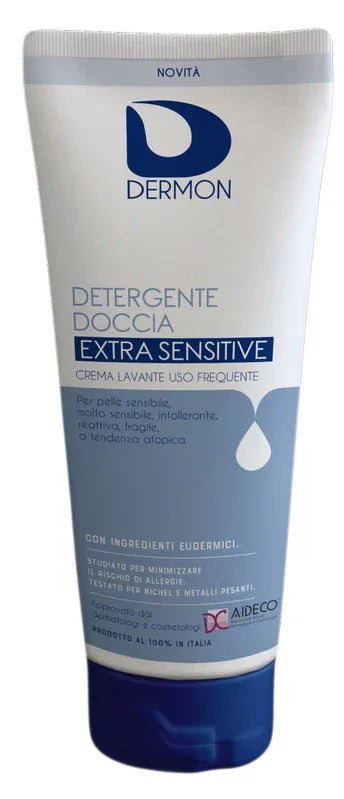 DERMON DETERGENTE DOCCIA EXTRASENSITIVE CREMA LAVANTE USO FREQUENTE 250 ML - Farmaspeed